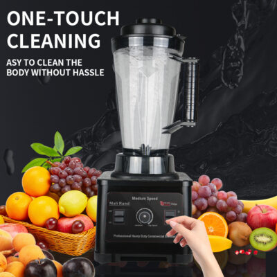 3L Double-Cup High-Speed Blender — One-Touch Clean for Smoothies & Soy Milk