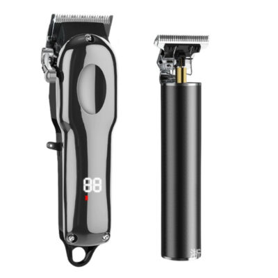 KAHELA professional hair clipper family set with self-cut design and precision blades
