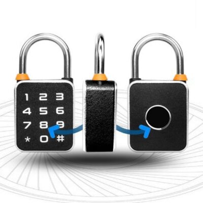 Fingerprint Bluetooth Smart Padlock with Tuya App, NFC & Waterproof Outdoor Security